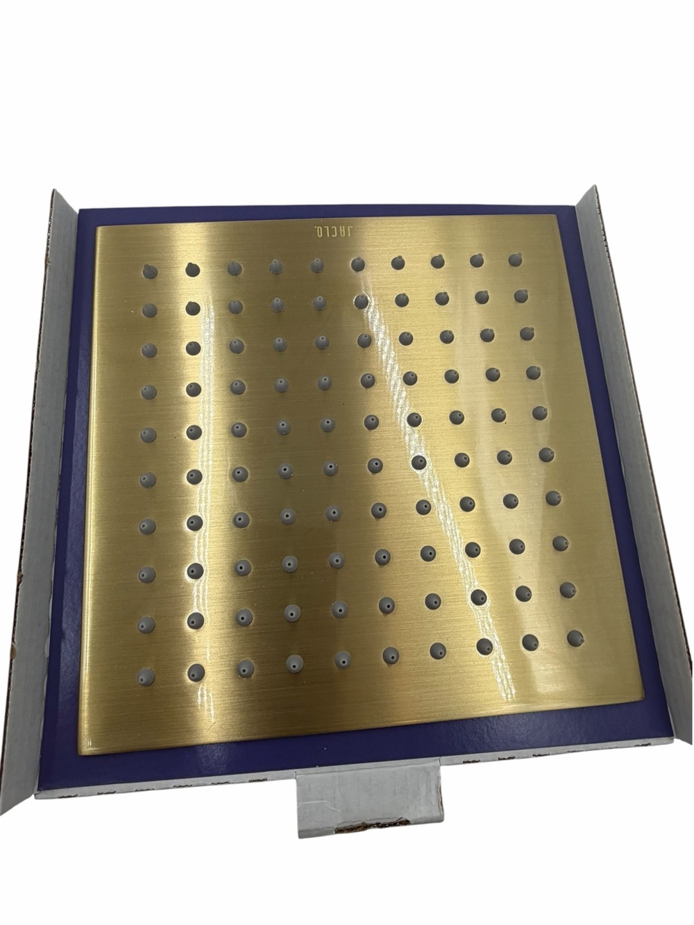 Jaclo 8'' x 8'' Square Rain Machine satin brass S209-SP.